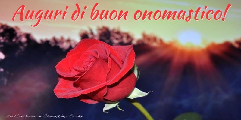 Auguri di buon onomastico! - Cartoline onomastico