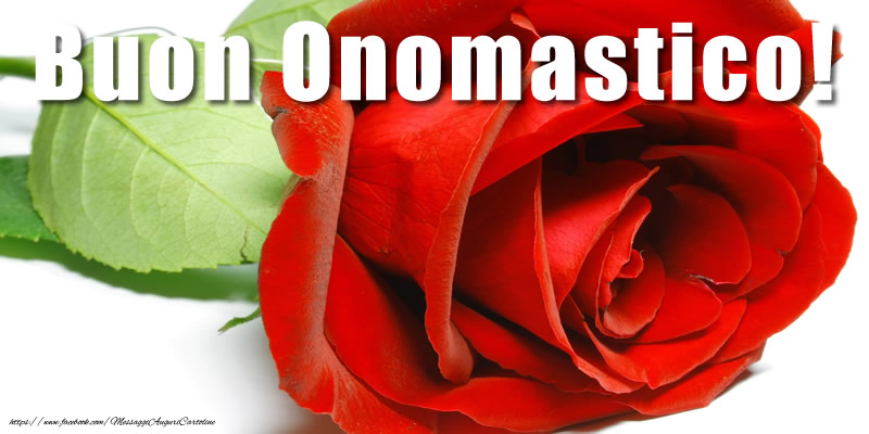 Buon Onomastico! - Cartoline onomastico con rose