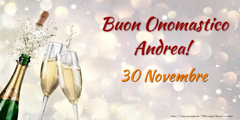 Buon Onomastico Andrea! 30 Novembre - Cartoline onomastico