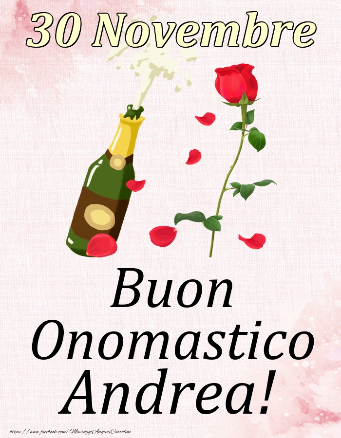 Buon Onomastico Andrea! - 30 Novembre - Cartoline onomastico