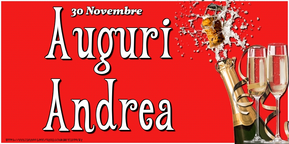 30 Novembre - Auguri Andrea! - Cartoline onomastico