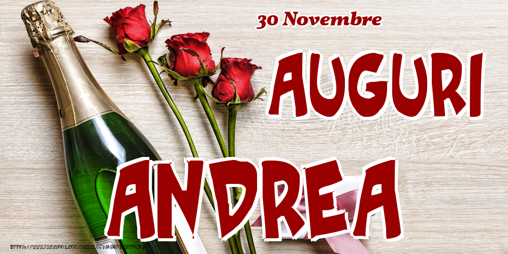 30 Novembre - Auguri Andrea! - Cartoline onomastico