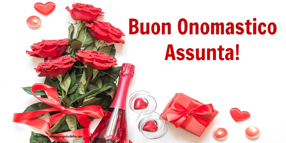 Buon Onomastico Assunta! - Cartoline onomastico con fiori