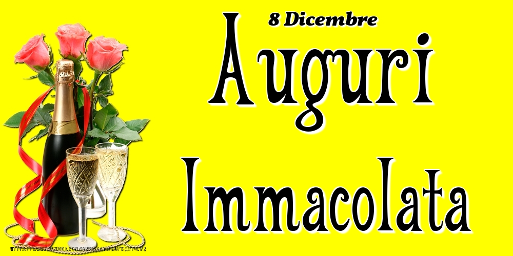 8 Dicembre - Auguri Immacolata! - Cartoline onomastico