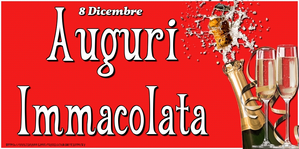 8 Dicembre - Auguri Immacolata! - Cartoline onomastico