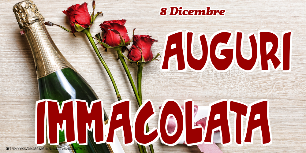 8 Dicembre - Auguri Immacolata! - Cartoline onomastico